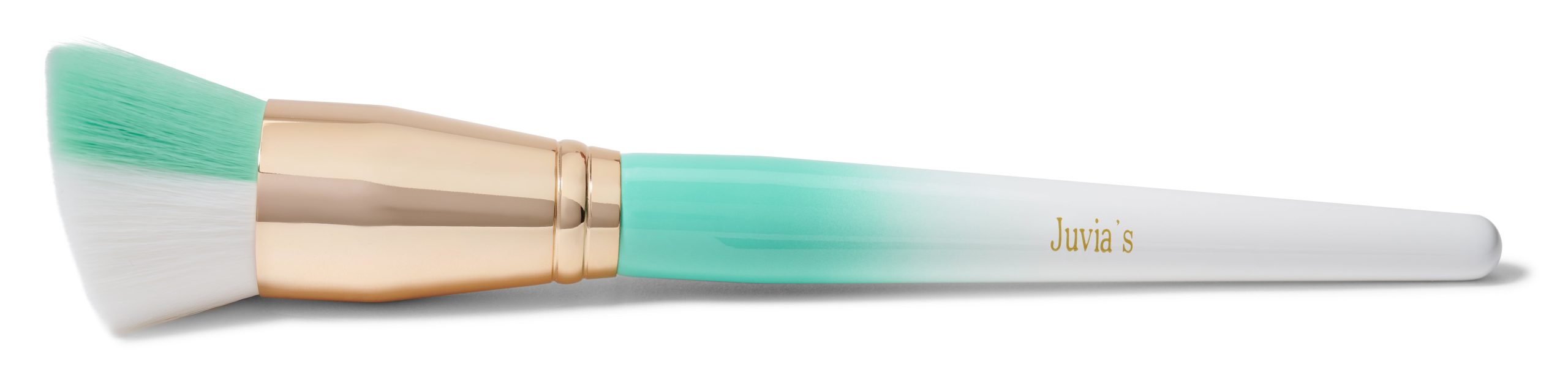 I Am Magic Flat Top Foundation Brush- Blue and White - Image 2